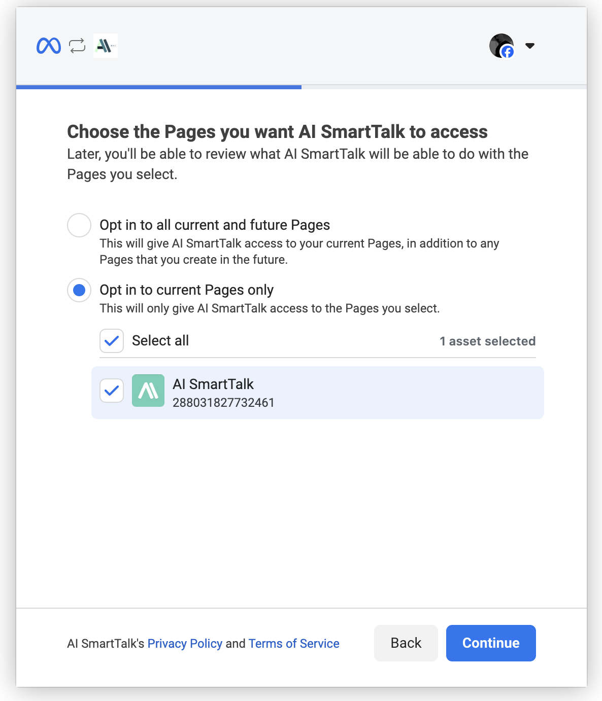 Meta Platform Selection