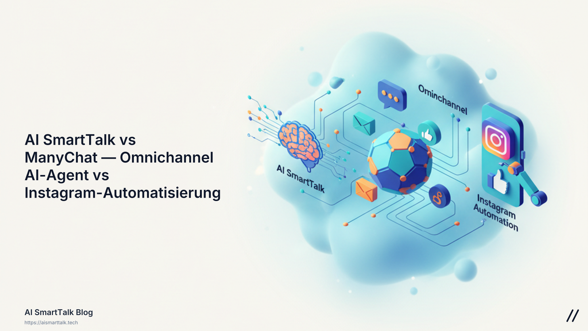 AI SmartTalk vs ManyChat — Omnichannel AI-Agent vs Instagram-Automatisierung