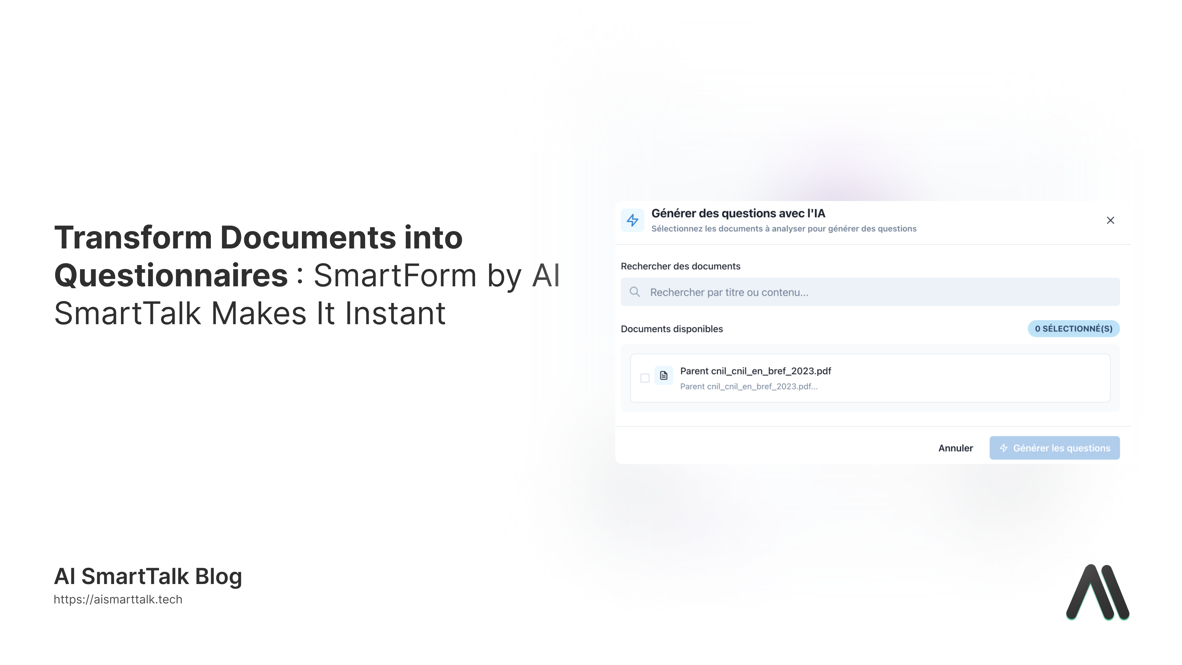 AI SmartForm Generation