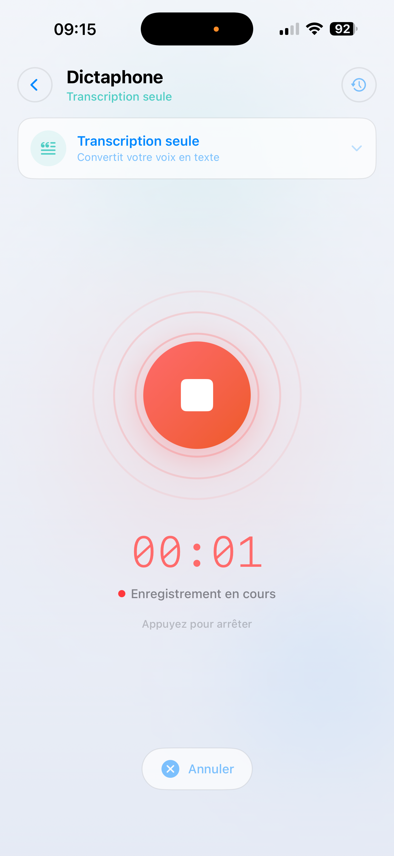 AI SmartTalk iOS Dictaphone