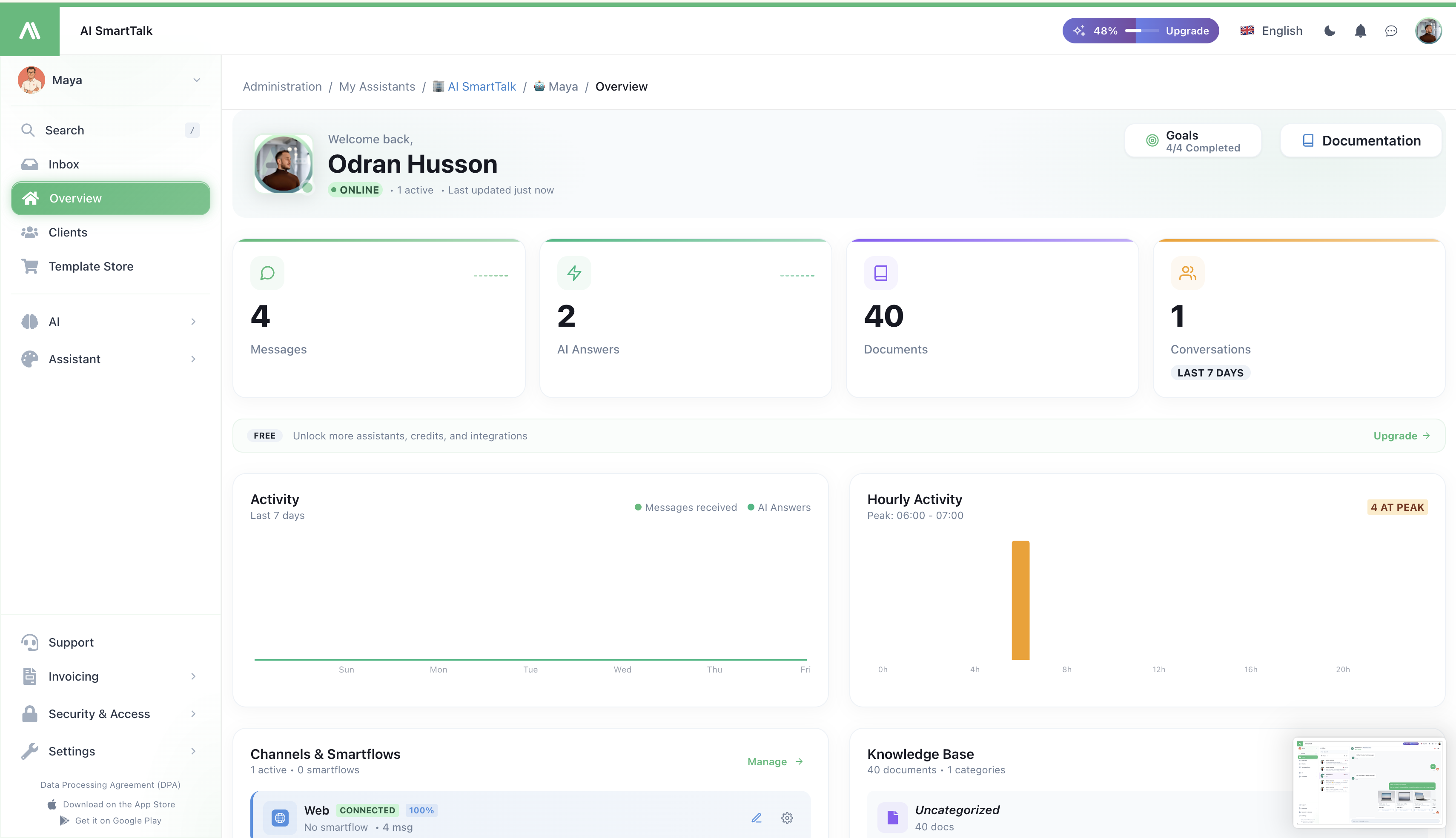 Dashboard Overview