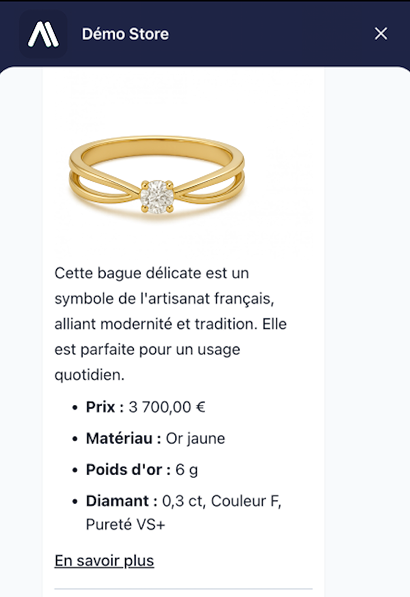 Découverte de Produits Intelligente
