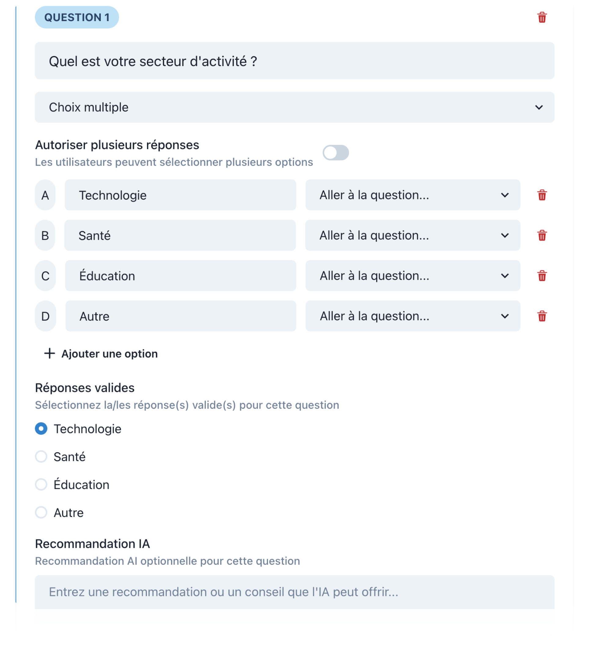 Collecte de données intelligente