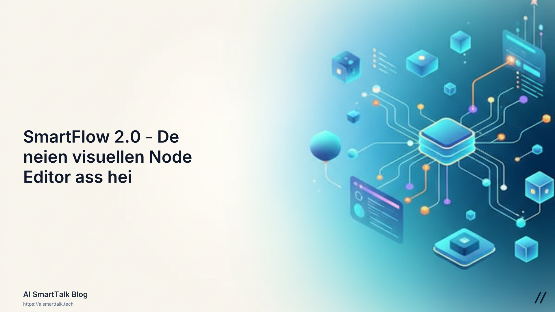 ⚡ SmartFlow 2.0 - De neien visuellen Node Editor ass hei