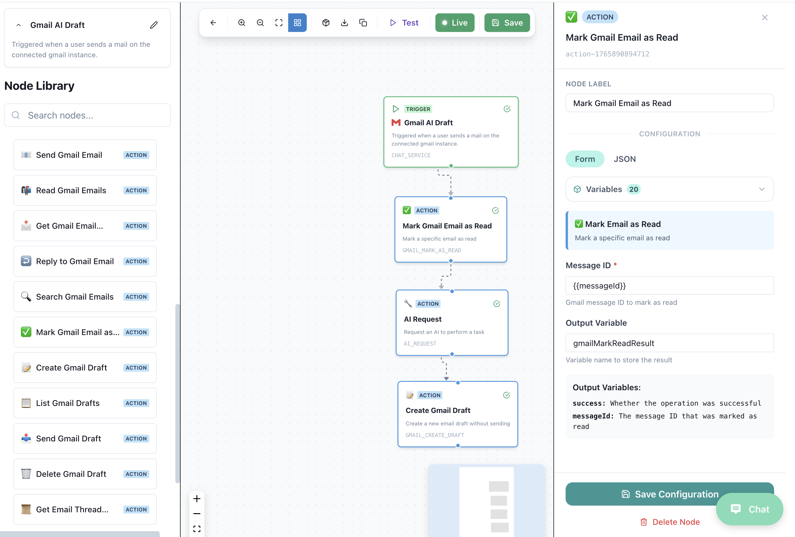 Modelo SmartFlow do Gmail