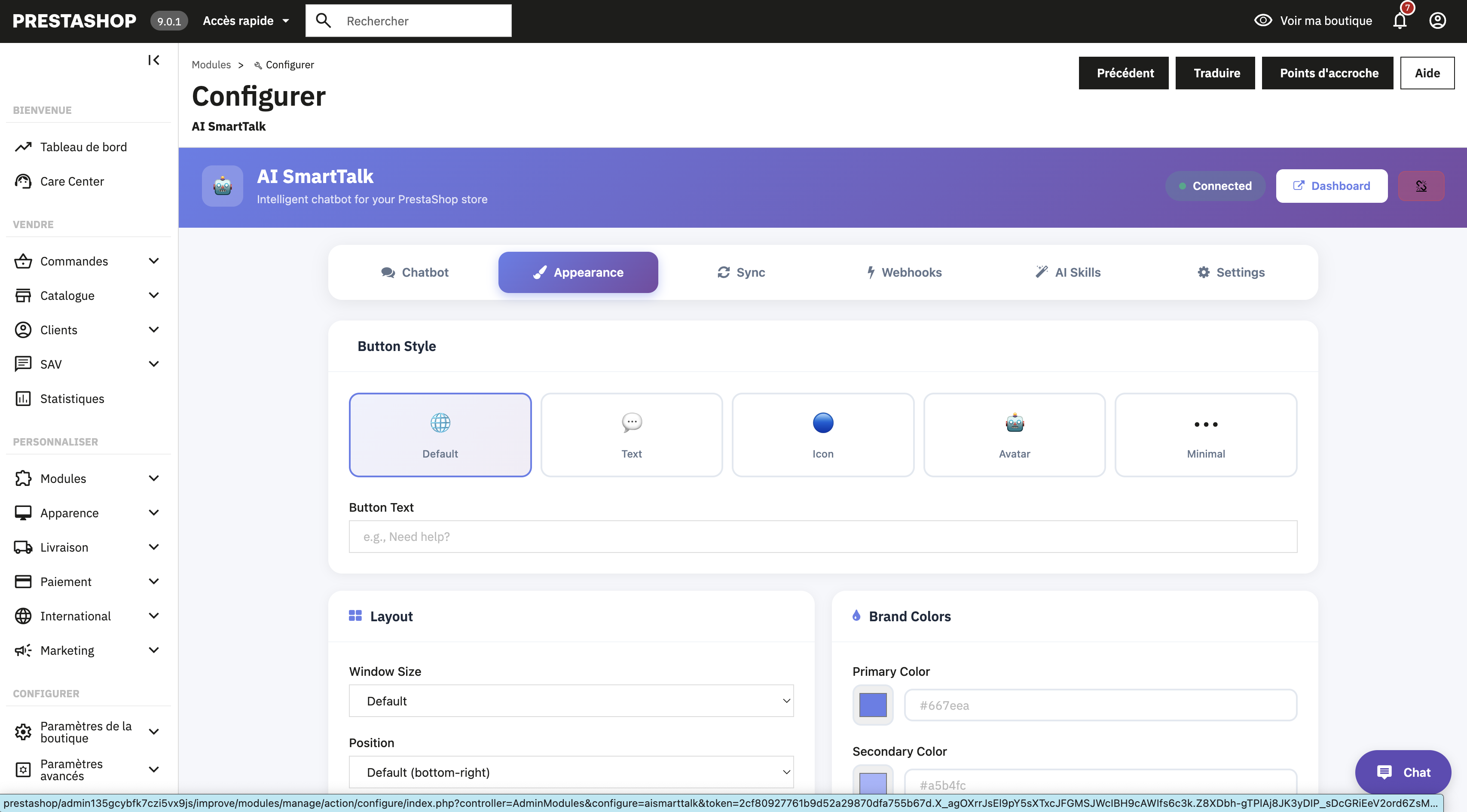Chatbot personalizat