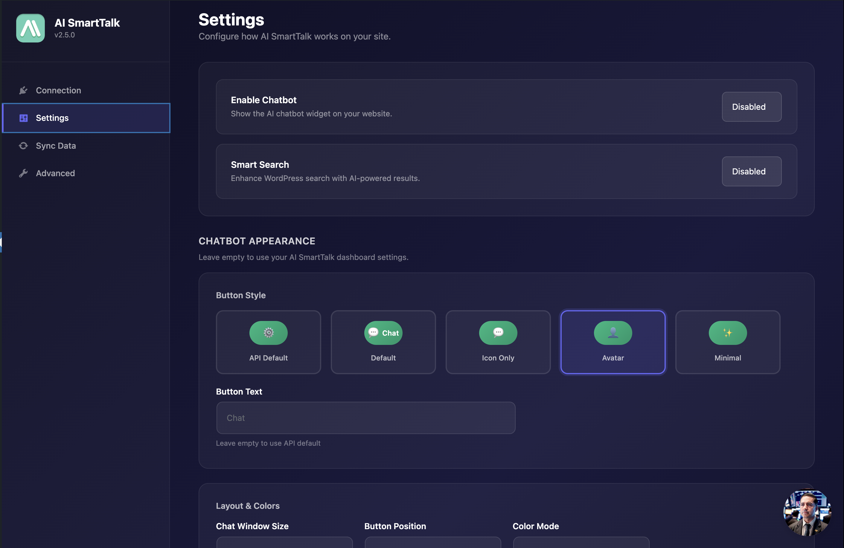 Personalizarea Chatbot-ului WordPress