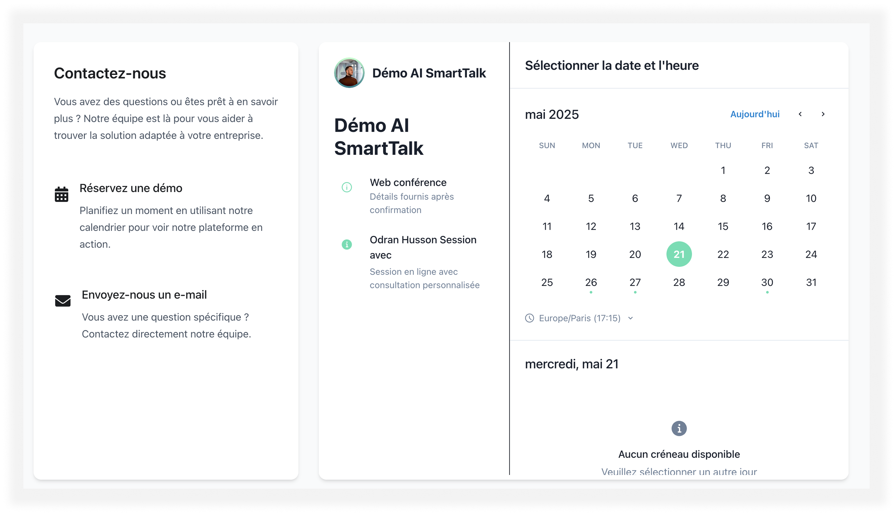Customizable Booking Pages