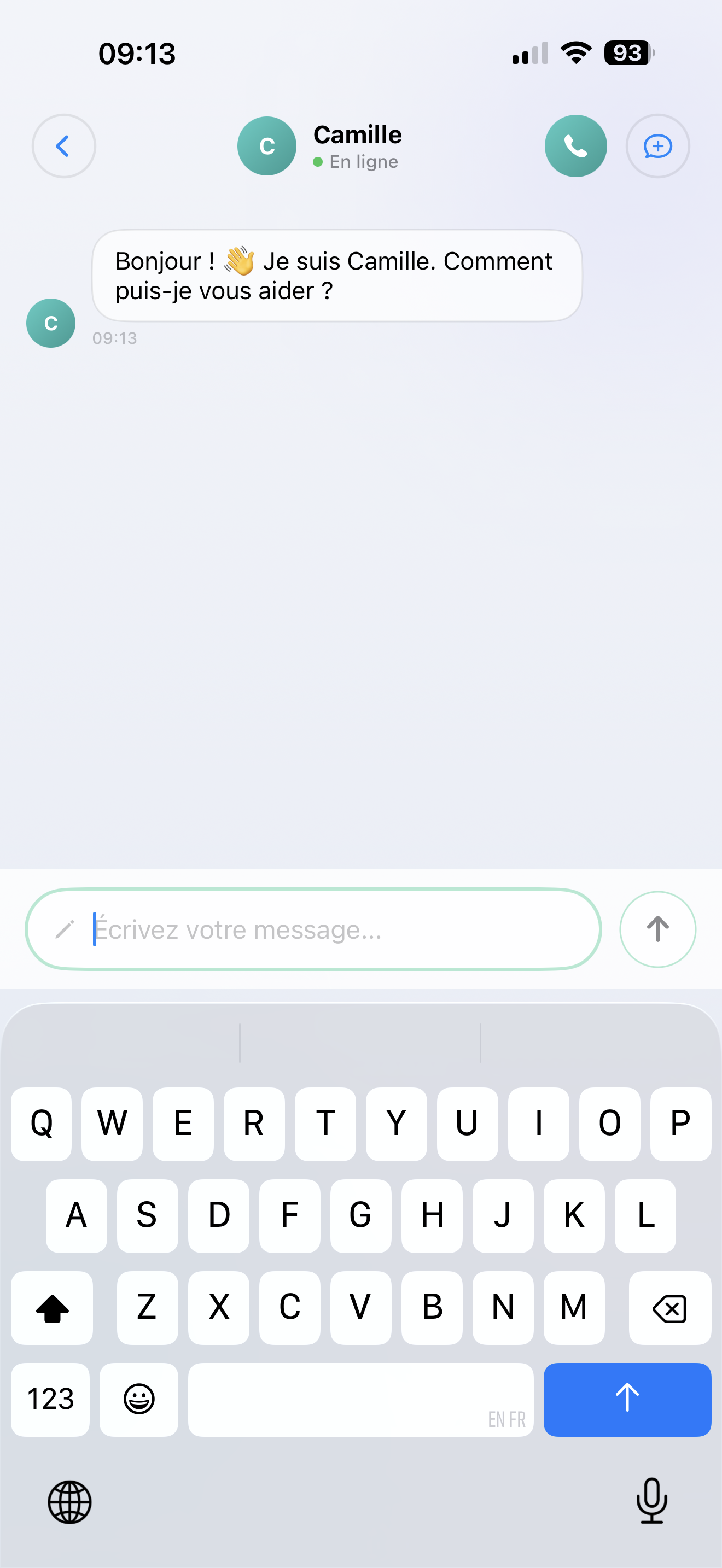 AI SmartTalk iOS Chat